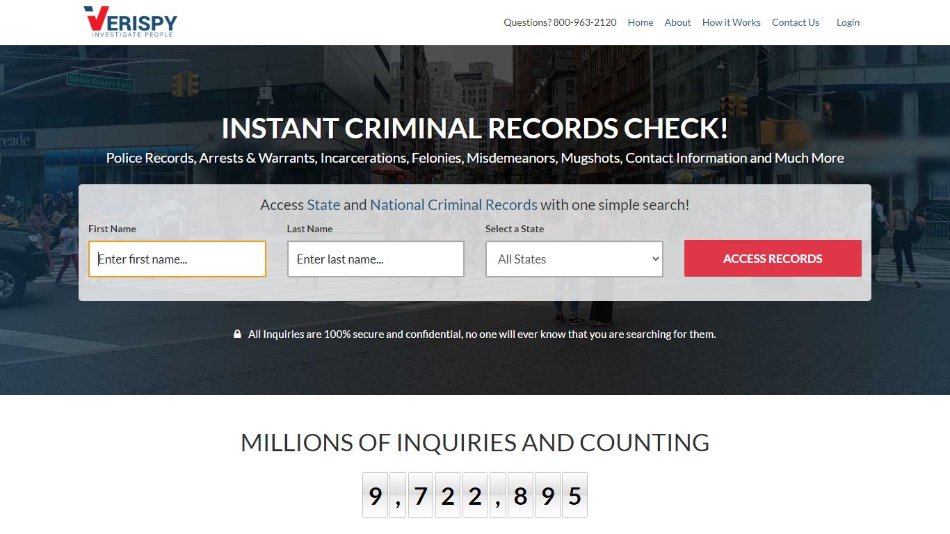 Instant Criminal Records Check Service: Free Crime Background Searches ...